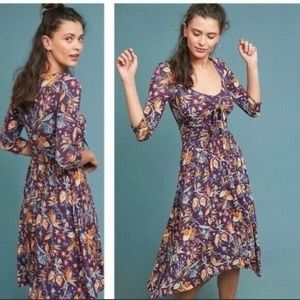 New Maeve for Anthropologie Boho Paisley Dress XS